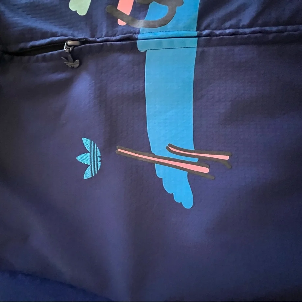 Adidas x Hélas Lucas Puig Skateboarding Track Jacket Men's Size Large Blue RARE - Picture 9 of 13